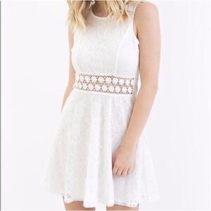 NWT Bailey‎ Blue White Lace Summer Dress Size XL